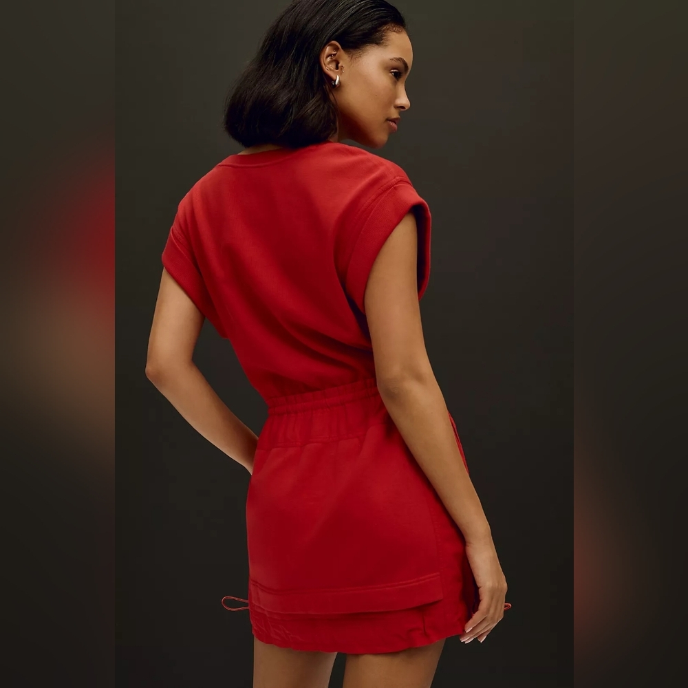 Anthropologie Red Mini Dress - Picture 2 of 5